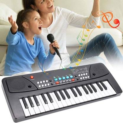 GAM COLLECTION BF_430A1 BIGFUN Piano Keyboard Toy with Mic, USB Cable & Sound Recording Analog Portable Analog Portable Keyboard