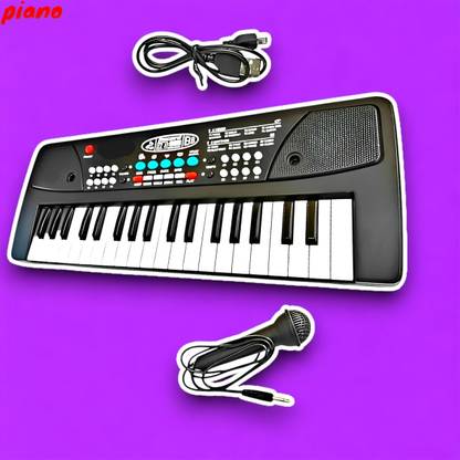3BAAN X391 232 Keys Piano Toy with Microphone, USB Power Cable & Sound Recording X391 232 Keys Piano Toy with Microphone, USB Power Cable & Sound Recording Analog Portable Keyboard