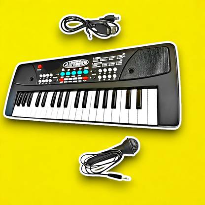 Ziddjeet X177 125 Keys Piano Toy with Microphone, USB Power Cable & Sound Recording X177 125 Keys Piano Toy with Microphone, USB Power Cable & Sound Recording Analog Portable Keyboard