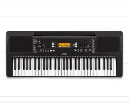 यामाहा 383 Yamaha PSR-E383 Portable Keyboard 61 Keys (Adaptor Included) एनालॉग पोर्टेबल कीबोर्ड
