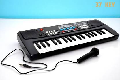 Nilesawar X70 Keys Piano Toy with Microphone, USB Power Cable & Sound Recording Best Birthday Gift for Boys and Girls Musical Instruments Analog Digital Piano