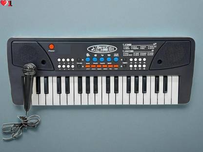 Bydye A26 Piano Keyboard with Recording ,Mic & Mobile Charger Best Birthday Gift for Boys and Girls Musical Instruments Latest Analog Analog Portable Keyboard