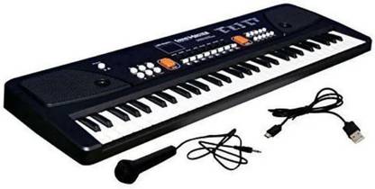 Kid Kraze ZHUU-0155 61 Keys Piano with DC Output BLACK Digital Portable Keyboard