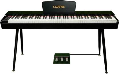 KADENCE KAD-DP-01W-BK-GEN25 Weighted Portable Wooden Stand Black Digital Digital Piano