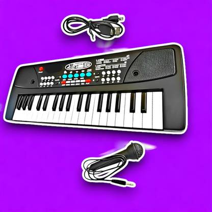 Sagaft X59 66 Keys Piano Toy with Microphone, USB Power Cable & Sound Recording X59 66 Keys Piano Toy with Microphone, USB Power Cable & Sound Recording Analog Portable Keyboard