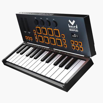 KADENCE VB25P Folding Vboard 25 keys MIDI Keyboard Digital Portable Keyboard