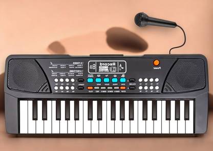 Stybits X601 Key Electronic Piano Keyboard Toy with Microphone and Song Record Feature Toys Kids Piano Keyboard with Microphone/37 Keys Kid Educational Musical Analog Portable Keyboard
