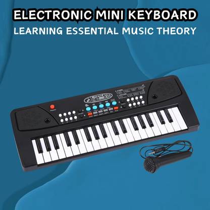 SACRO (Piano Keyboard) Toy with 37 Key, Recording and Mic, Adapter for DC Power F125 (Piano Keyboard) Toy with 37 Key, Recording and Mic, Adapter for DC Power F125 Analog Portable Keyboard