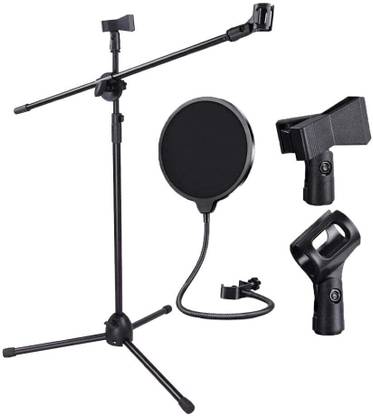 AMG Music Dual Mike Stand Condenser Microphone Stand, Mic Stand for Microphone Microphone Microphone Stand