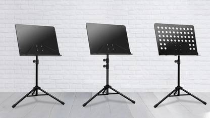KADENCE Music Stand, Height & Angle Adjustable Orchestral Stand Conductor and Notation Sheet Music Stand