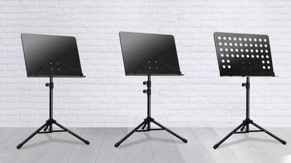 KADENCE Music Stand, Height & Angle Adjustable Orchestral Stand Conductor and Notation Sheet Music Stand