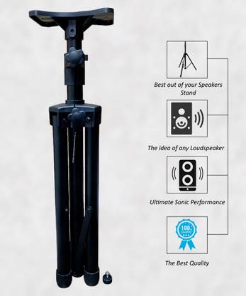 KH DJ PA Speaker Stands Adjustable Height Speaker Stands Professional Tripod Folding Stand