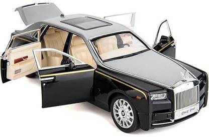 Adhira Toys Model Toy Car with Sound and Light?New Version? (Rolls-Royce Phantom-White)