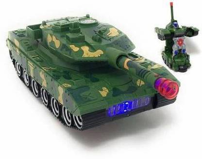 TOYSFIRE Deformation Combat Transform Robot Tank 3D Light & Realistic Music-336