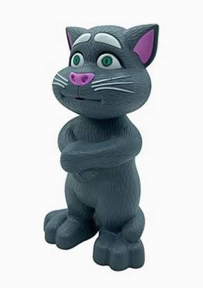 Asra Collections Talking Tom Cat (Colour may be vary as per stock availability Black/white)
