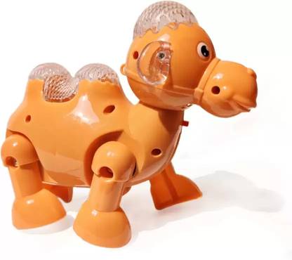 Ridhimani Fun Camel Toy | Electric Camel Toy with Musical Flash Light | Walking Camel Toy