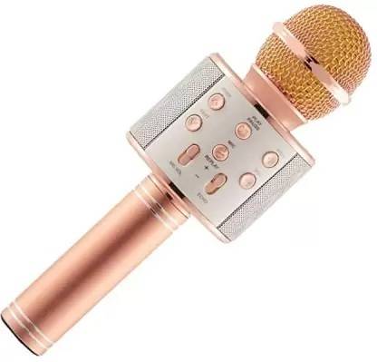 White Devil WS-858 WIRELESS KIDS SINGING MICROPHONE WITH INBUILT BLUETOOTH SPEAKER, mic toy