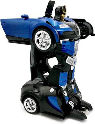 ShoptoAll Remote Control Transform Robot Car 2in1 Convertible Car Toy for Kids