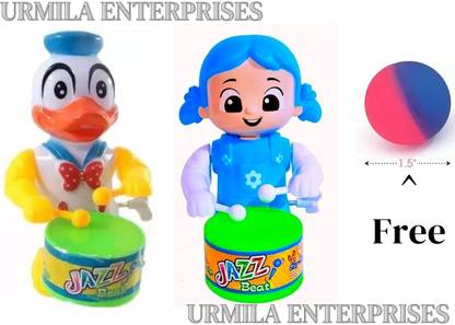 urmila enterprises Baby girl Darmar Sound Toys Key-Operated duck baby multicolour