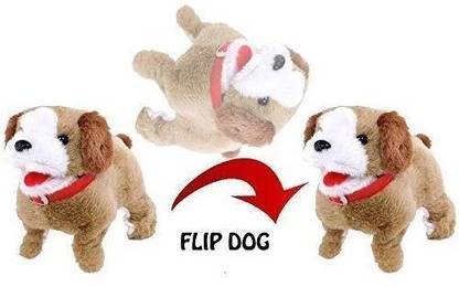 Bark n Bites Jumping, Walking and Barking Dog Soft Toy  - 16 cm
