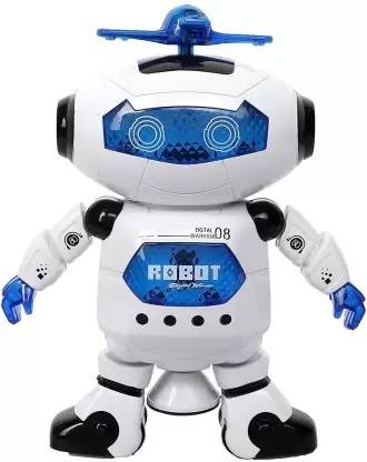 Galactic Dancing Naughty Robot with 3D Flashing Light
