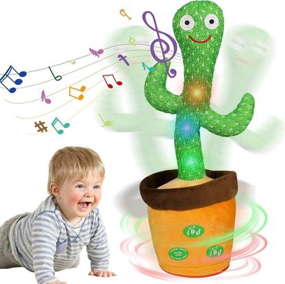 FunBits Cactus Fiesta: Dancing and Talking Toy for Babies - Interactive Fun for Kids