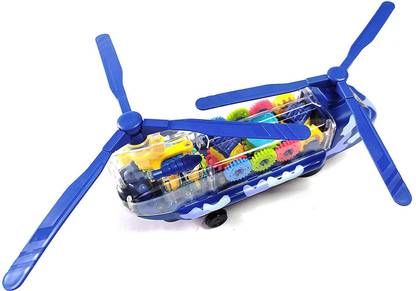 MIMY Battery Operated Transporter Helicopter Airplane Vehicle Toy