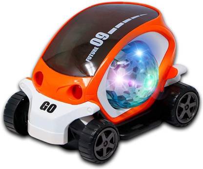 Aganta Future Musical Car Rotate 360 Degree with Flashing Light & Music with Lighting