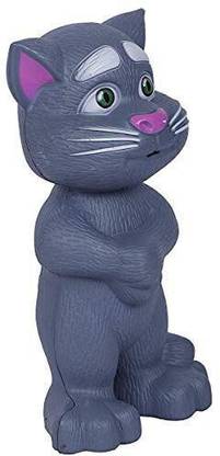 SNM97 Talking Tom Cat Toy Robot Cat for Kids Speaking Repeats What You Say (Grey)
