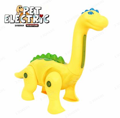 3 Jokers Walking Dinosaurs Toy with Lights and Realistic Sound Toys for Kids