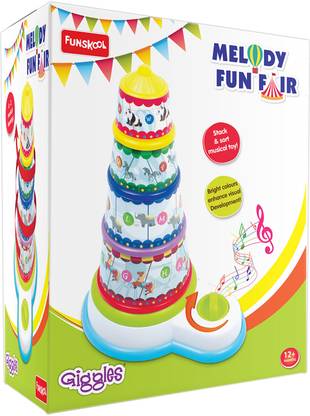 Giggles MELODY FUNFAIR , Stack N Sort this musical toy
