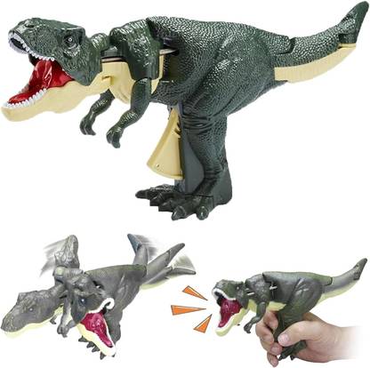 HappyBive Realistic Dinosaur Toy with Biting Roaring Function-Sound Effects & Lighting |33