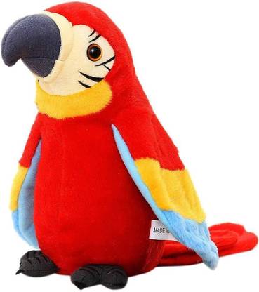 Pepstter Talking Macaw Parrot Repeat What You Say Toy Electronic Record Animated Bird