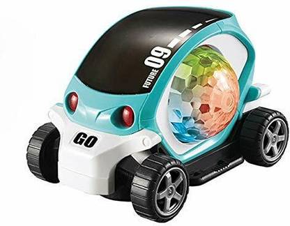 Bashajitoys 09 CAR with Advance Futuristic Model CAR, AUTO Drive, Unique Colorful Spin Ball