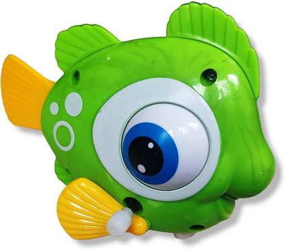Dherik Tradworld Key Mechanism Walking Fish Toy ||Key Operated Walking Fish Toy