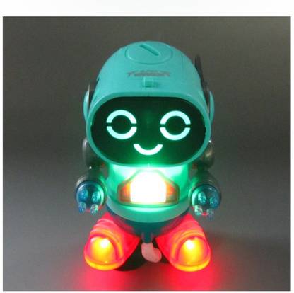KTRS Electric Dancing Robot With Light Music And Walking toys A