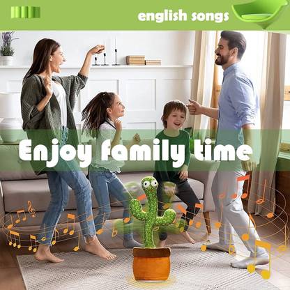 Haulsale Dancing Cactus Musical Toy Can Sing, Wriggle & Repeat The Recording-240