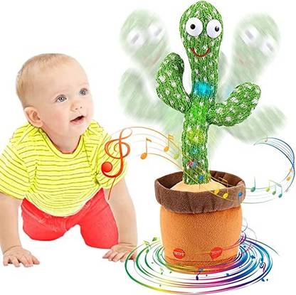 Toyvala Dancing Talking Cactus Plush Toy, Wriggle, Singing, Repeats What You Say-118