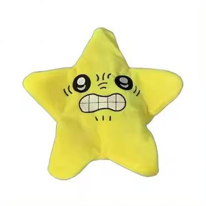 Me-billa New ANGREY Moving Stars Plush Toy Funny Dancing Meteor Pendant Doll