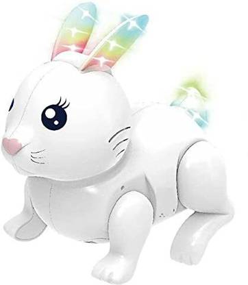 Pepstter Hopping Cute Bunny Rabbit Toy with Flashing Lights & Musical(Multi Color)