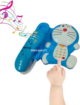 ऋषि क्वालिटी Doraemon Musical Mobile Phone For Kids With Lights.