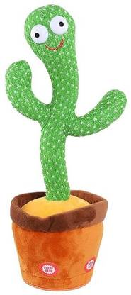 beatbox Dancing cactus Toy Talking Repeat Bluetech Singing Toy 120 Songs (Green)