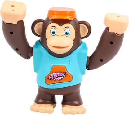 ATRI Musical Dancing Monkey Move Left Right Swing Up Down Light Sound Toy for kids
