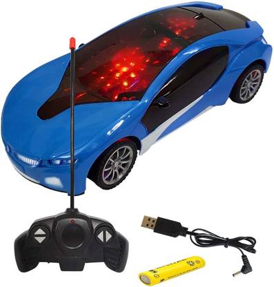 mega star Remote Control Chargeable 3D Famous Car with Flashing Light