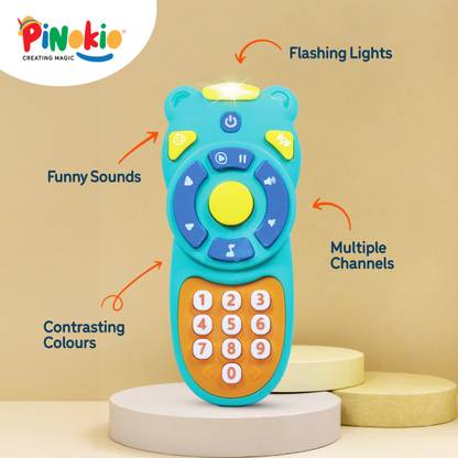 Pinokio Musical TV Remote Control Toy