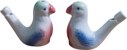 PHOBIS Toy Bird Water Warbler Whistles Whistlers Ceramic, Set of 2
