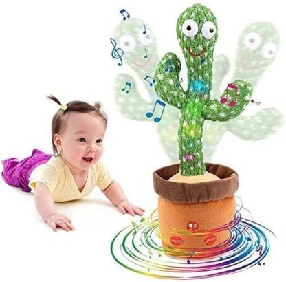 SHRIBALAJITOYS Dancing Cactus Repeat, Repeat+Recording+Dance+Sing