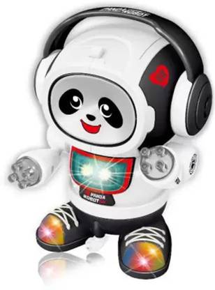WISHKEY Plastic Panda Robot Toy for Children, All Direction Moving Robot Toy for Kids