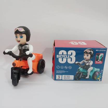 GoBaby 360 Degree Rotation Bicycle 03 Toys Entertainment for Kids Both Boys and Girls