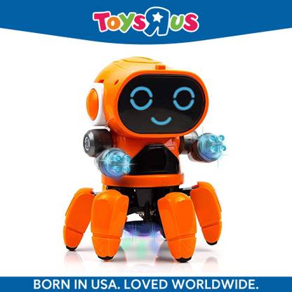 Toys R Us Universe of Imagination Battery Operated Dancing Robot Toy Musical Toys with Colorful Disco Light